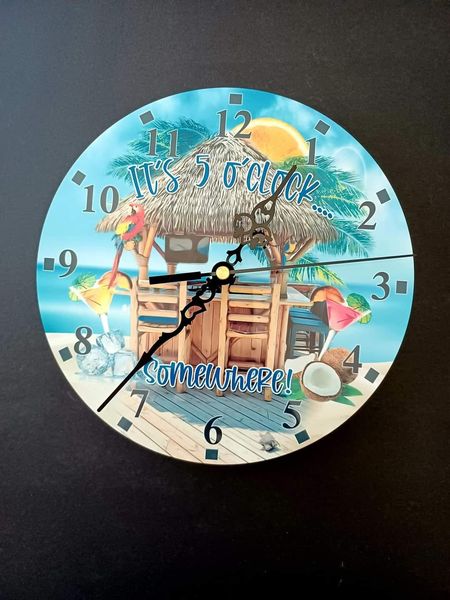 Aluminum clock