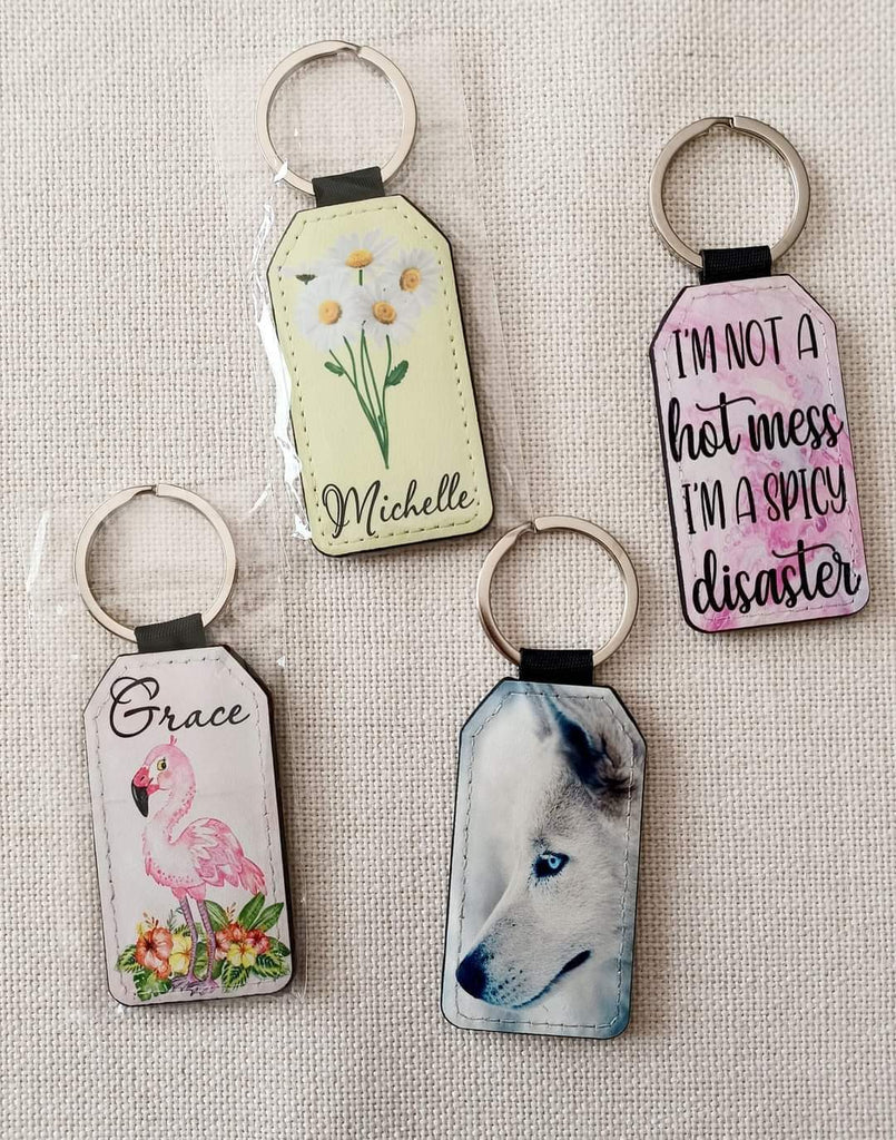 Leather Keychain