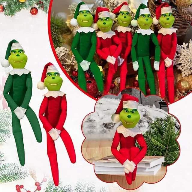 Santa doll greenie