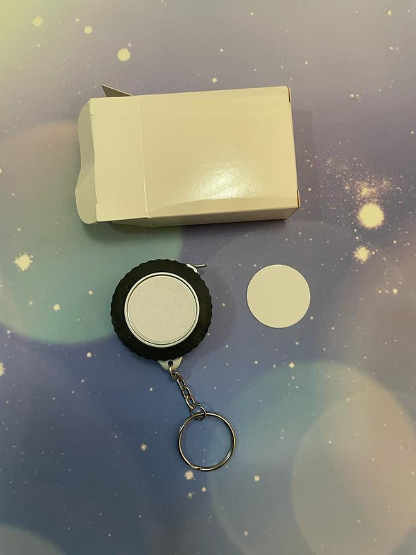 Measuring tape keychain