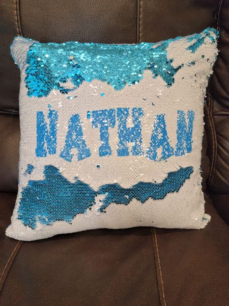Sequin Pillow Crafty Cornerz